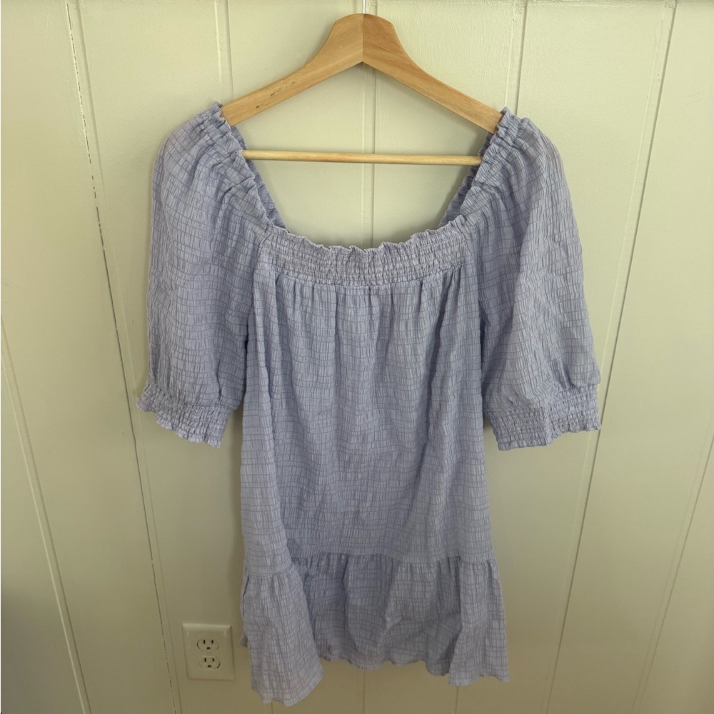 BB Dakota Lavender Smocked Top